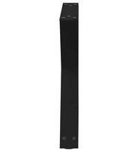 Couchtischbeine 2 Stk. Schwarz 60x(42-43,3) cm Stahl