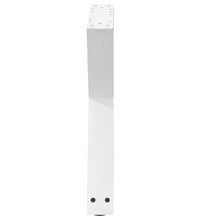 Couchtischbeine 2 Stk. Weiß 60x(42-43,3) cm Stahl