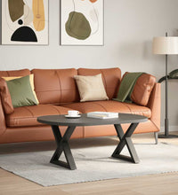 Couchtischbeine 2 Stk. Anthrazit 60x(42-43,3) cm Stahl