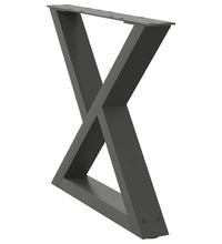 Couchtischbeine 2 Stk. Anthrazit 60x(42-43,3) cm Stahl
