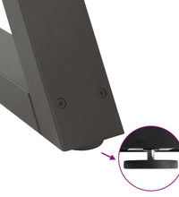 Couchtischbeine 2 Stk. Anthrazit 60x(42-43,3) cm Stahl