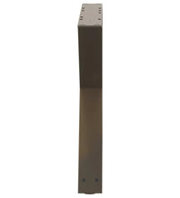 Couchtischbeine 2 Stk. Naturstahl 60x(42-43,3) cm Stahl