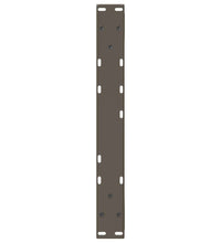 Couchtischbeine 2 Stk. Naturstahl 60x(42-43,3) cm Stahl