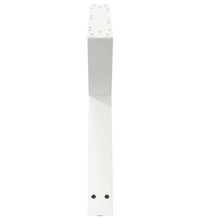 Couchtischbeine 2 Stk. Weiß 70x(42-43,3) cm Stahl