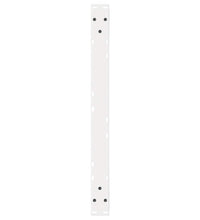 Couchtischbeine 2 Stk. Weiß 70x(42-43,3) cm Stahl