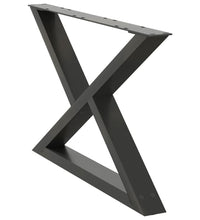 Couchtischbeine 2 Stk. Anthrazit 70x(42-43,3) cm Stahl