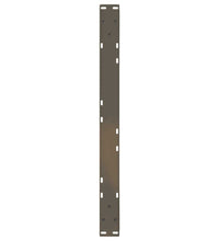 Couchtischbeine 2 Stk. Naturstahl 70x(42-43,3) cm Stahl