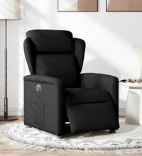 Relaxsessel Elektrisch Schwarz Stoff