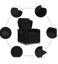 Relaxsessel Elektrisch Schwarz Stoff