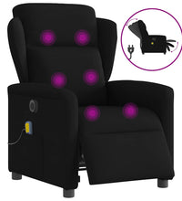 Massagesessel Elektrisch Schwarz Stoff