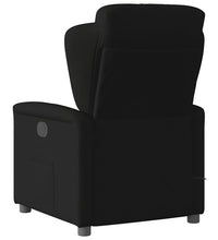 Massagesessel Elektrisch Schwarz Stoff