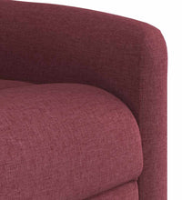 Massagesessel Elektrisch Weinrot Stoff