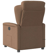 Massagesessel Elektrisch Braun Stoff