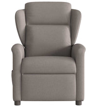 Massagesessel Elektrisch Taupe Stoff