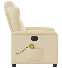 Massagesessel Elektrisch Creme Stoff