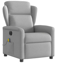 Massagesessel Elektrisch Wolkengrau Stoff