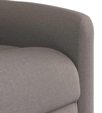 Relaxsessel mit Aufstehhilfe Taupe Stoff