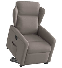 Relaxsessel mit Aufstehhilfe Taupe Stoff