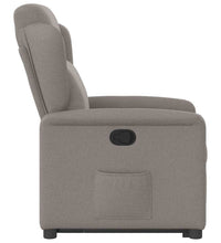 Relaxsessel mit Aufstehhilfe Taupe Stoff
