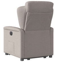 Relaxsessel mit Aufstehhilfe Taupe Stoff