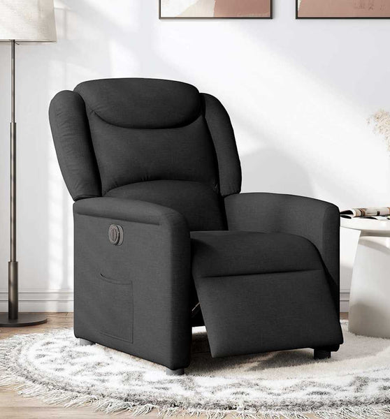 Relaxsessel Elektrisch Schwarz Stoff
