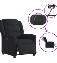 Relaxsessel Elektrisch Schwarz Stoff