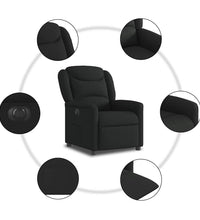 Relaxsessel Elektrisch Schwarz Stoff