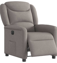 Relaxsessel Elektrisch Taupe Stoff