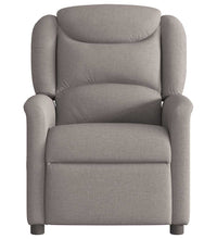 Relaxsessel Elektrisch Taupe Stoff