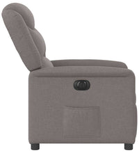 Relaxsessel Elektrisch Taupe Stoff