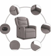 Relaxsessel Elektrisch Taupe Stoff