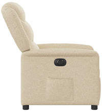 Relaxsessel Elektrisch Creme Stoff