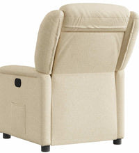 Relaxsessel Elektrisch Creme Stoff