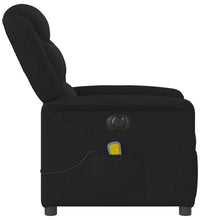 Massagesessel Elektrisch Schwarz Stoff