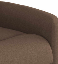 Massagesessel Elektrisch Braun Stoff