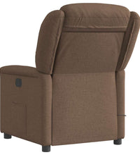 Massagesessel Elektrisch Braun Stoff