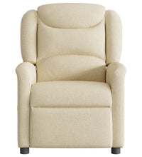 Massagesessel Elektrisch Creme Stoff