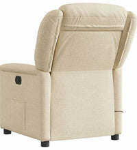 Massagesessel Elektrisch Creme Stoff
