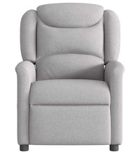 Massagesessel Elektrisch Wolkengrau Stoff