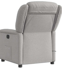 Massagesessel Elektrisch Wolkengrau Stoff