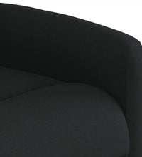 Relaxsessel mit Aufstehhilfe Schwarz Stoff