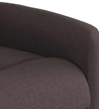 Relaxsessel mit Aufstehhilfe Dunkelbraun Stoff