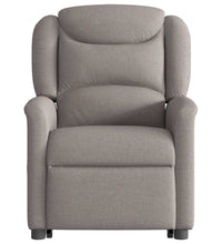 Relaxsessel mit Aufstehhilfe Taupe Stoff