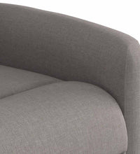 Massagesessel mit Aufstehhilfe Taupe Stoff