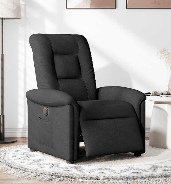 Relaxsessel Elektrisch Schwarz Stoff
