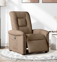 Relaxsessel Elektrisch Braun Stoff
