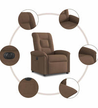 Relaxsessel Elektrisch Braun Stoff