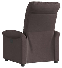 Relaxsessel Elektrisch Dunkelbraun Stoff