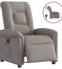 Relaxsessel Elektrisch Taupe Stoff