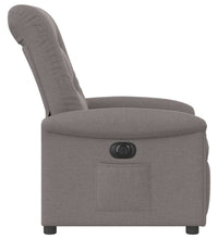 Relaxsessel Elektrisch Taupe Stoff